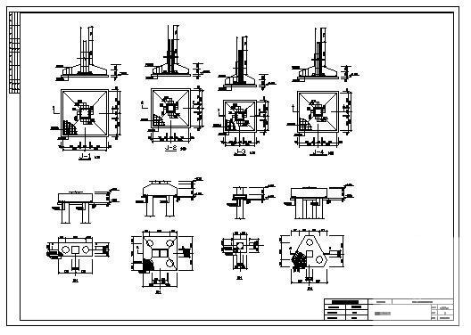 7度抗震3层框架中学实验楼建筑施工CAD图纸(平面布置图) - 4