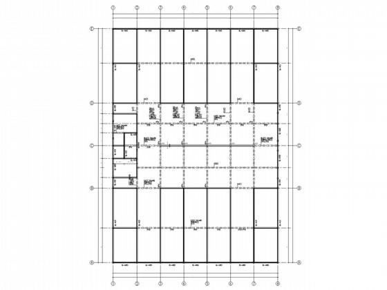 4层条形基础砖混商业办公楼结构CAD施工图纸 - 1