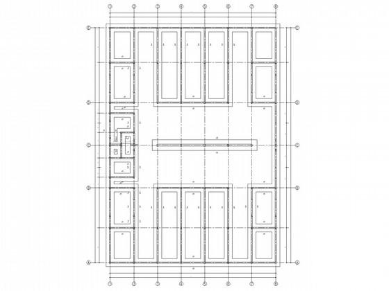 4层条形基础砖混商业办公楼结构CAD施工图纸 - 2