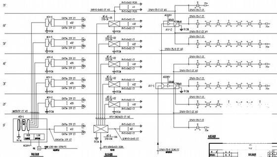 7层宾馆电气CAD施工图纸(框架剪力墙结构) - 4