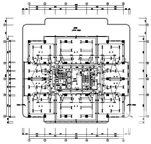 20层大厦电气设计CAD施工图纸(消防报警及联动) - 1