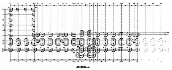 5层独立基础框架结构中学教学楼结构CAD施工图纸(平面布置图) - 2