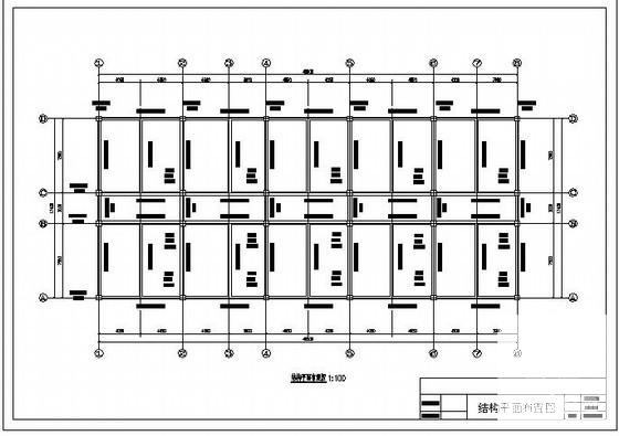6层框架结构中学教学楼建筑施工CAD图纸（独立基础） - 1