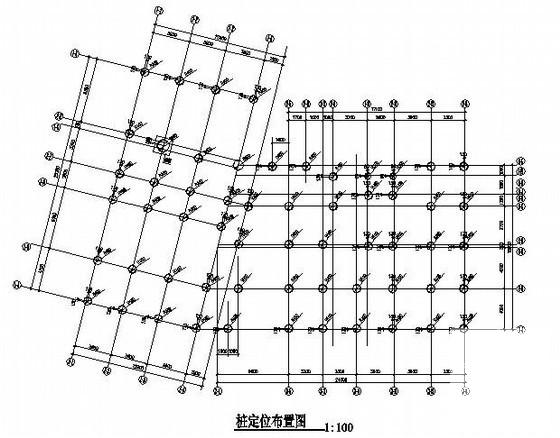 6层桩基础底框结构房屋结构CAD施工图纸 - 1