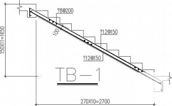 两层条形基础框架结构宿舍楼结构CAD施工图纸（6度抗震）(平面布置图) - 4