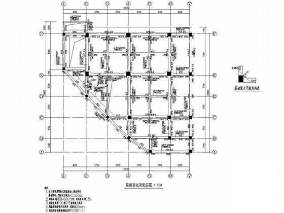 6层框架结构中学教学楼建筑CAD施工图纸 - 1