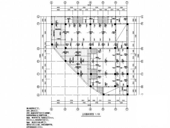 6层框架结构中学教学楼建筑CAD施工图纸 - 4