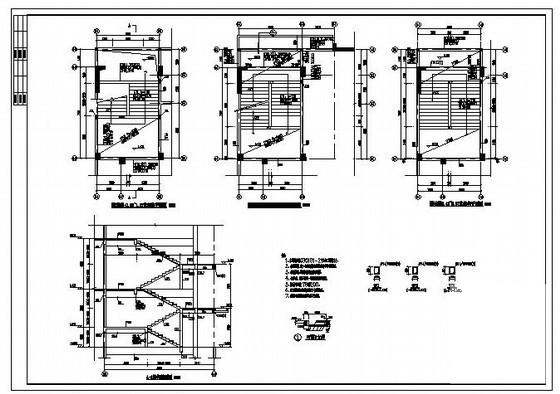 17层框剪住宅楼结构设计方案CAD图纸(平面布置图) - 4