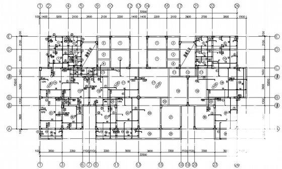 6层独立基础框架结构住宅楼结构CAD施工图纸 - 1