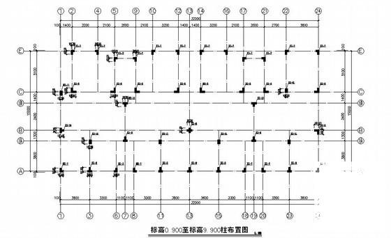 6层独立基础框架结构住宅楼结构CAD施工图纸 - 2