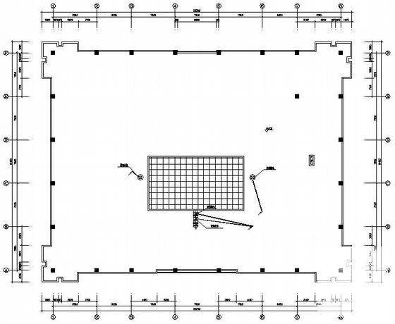 两层实验中学图书馆电气CAD施工图纸(综合布线系统) - 1