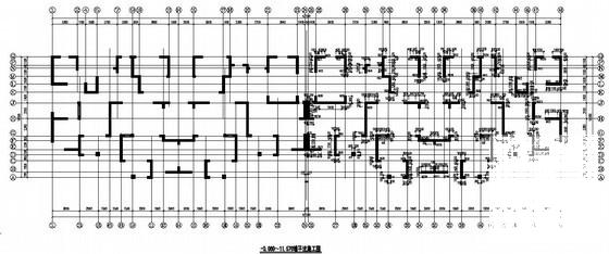 24层筏形基础剪力墙住宅楼结构CAD施工图纸（8度抗震） - 2