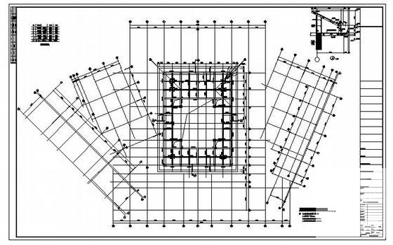 4层温泉度假酒店结构设计方案CAD图纸 - 3