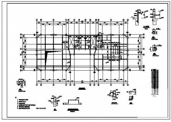 20层框剪结构综合楼结构设计图纸(混凝土墙) - 4