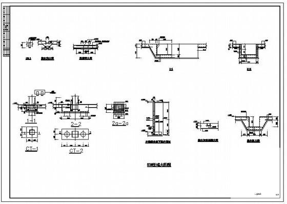 4层框架结构灌注桩综合楼结构设计方案CAD图纸 - 2