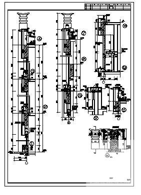 4层框架结构灌注桩综合楼结构设计方案CAD图纸 - 4