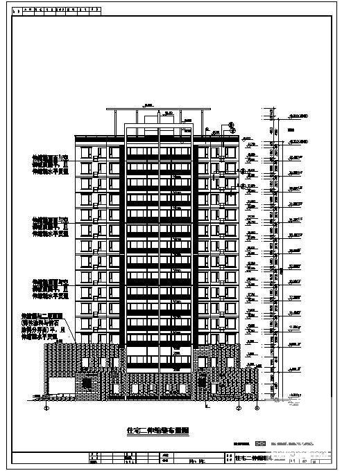 住宅伸缩缝立面布置节点构造详图纸 - 1