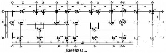 11层桩基础框架剪力墙住宅楼结构CAD施工图纸（7度抗震） - 1