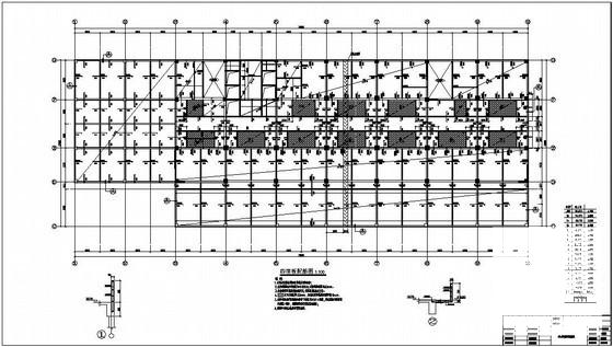15层框剪结构五星级酒店结构设计方案CAD图纸 - 2