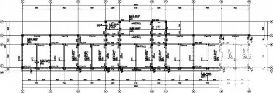 4层销售公司办公楼框架结构CAD施工图纸（6度抗震） - 3