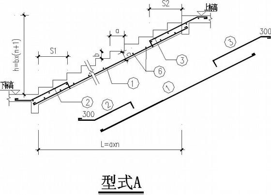 4层独立基础框架办公楼结构CAD施工图纸(平法制图纸) - 4