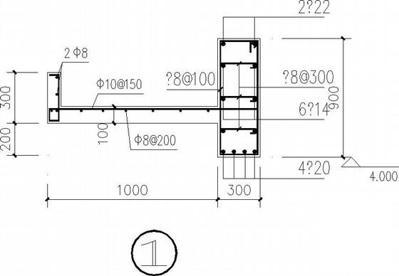 单层独立基础框架带吊车厂房结构CAD施工图纸(梁平法配筋图) - 4