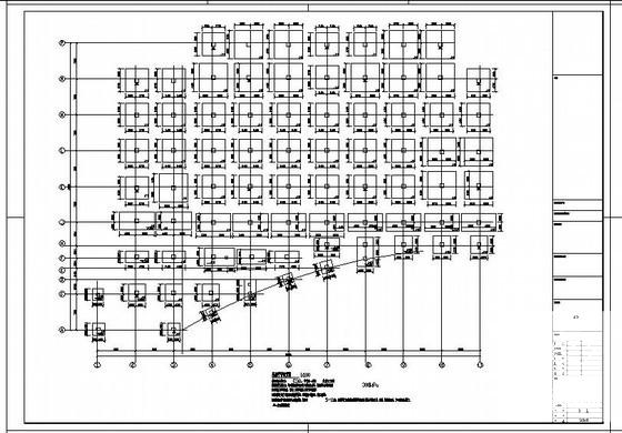泰宁5层框架结构厂房结构设计方案CAD图纸 - 2