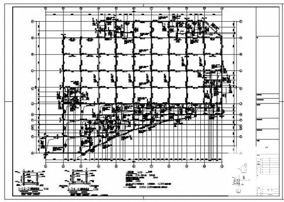 泰宁5层框架结构厂房结构设计方案CAD图纸 - 3