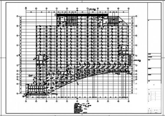 泰宁5层框架结构厂房结构设计方案CAD图纸 - 4