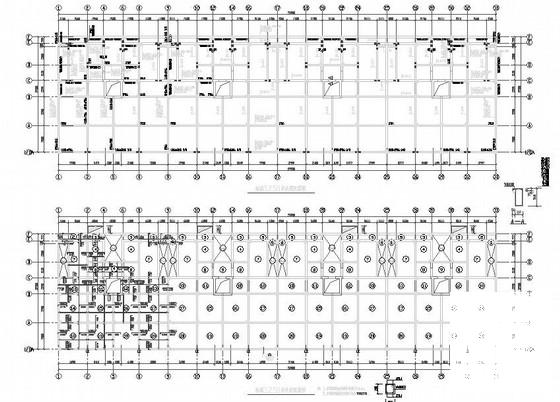 11层桩基础框架结构住宅楼结构CAD施工图纸（6度抗震） - 1