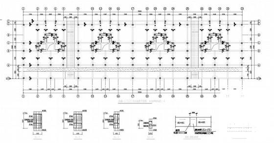 11层桩基础框架结构住宅楼结构CAD施工图纸（6度抗震） - 2