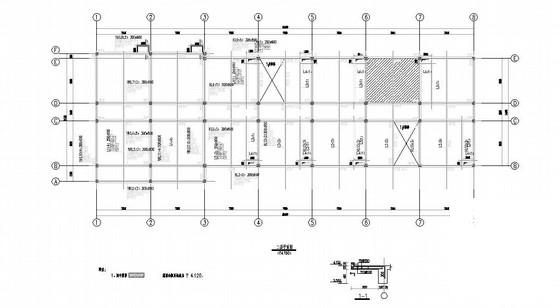3层独立基础框架办公楼结构CAD施工图纸（7度抗震）(预应力混凝土管桩) - 1