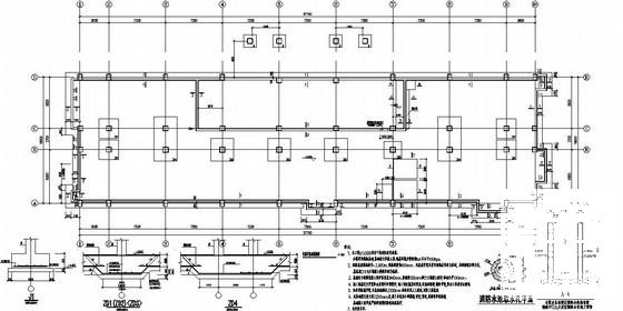 8层框架结构医院楼结构设计CAD施工图纸 - 1