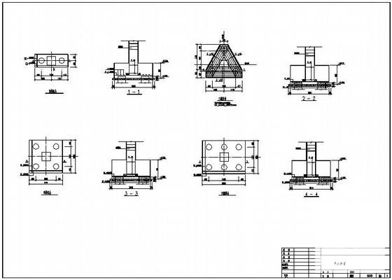 4层框架结构住宅楼结构设计方案CAD图纸 - 4