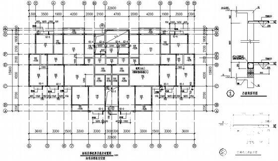 18层剪力墙结构住宅楼结构设计图纸(平面布置图) - 1