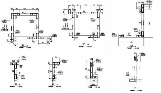 8层异型柱框剪结构住宅楼结构设计图纸(梁平法施工图) - 3