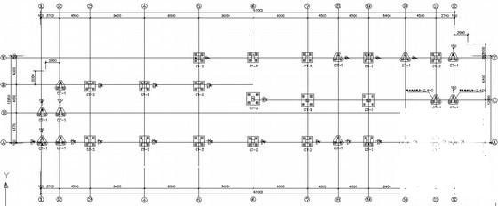 4层小学配套用房框架结构设计方案CAD图纸(平面布置图) - 1