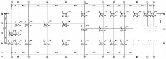 4层小学配套用房框架结构设计方案CAD图纸(平面布置图) - 2