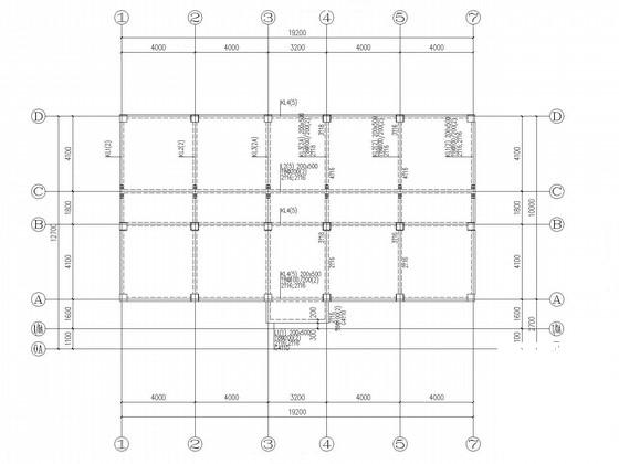 3层桩基础框架结构养老院结构CAD施工图纸 - 3
