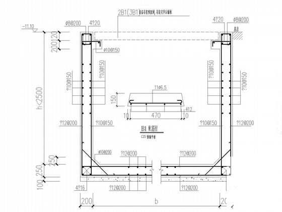 3层桩基础框架结构养老院结构CAD施工图纸 - 5