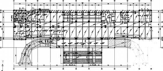 15层框剪结构综合楼结构设计CAD施工图纸 - 1