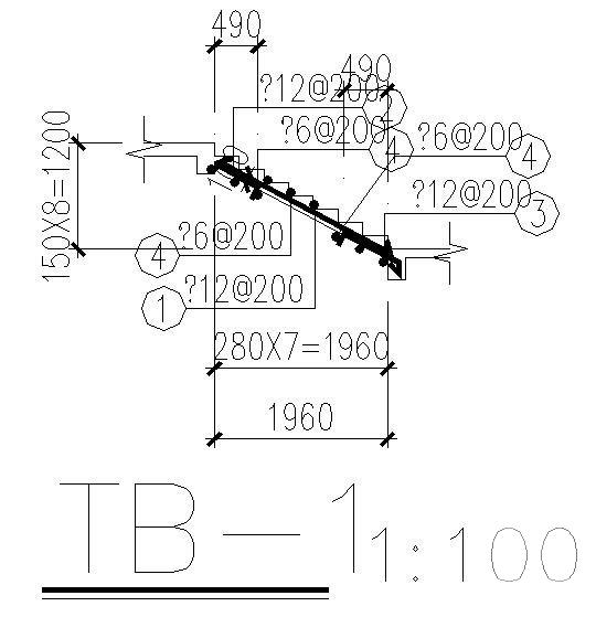 自建7层框架结构宾馆结构设计CAD施工图纸(基础平面图) - 3