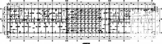 4层中学教学楼框架结构设计CAD施工图纸 - 1
