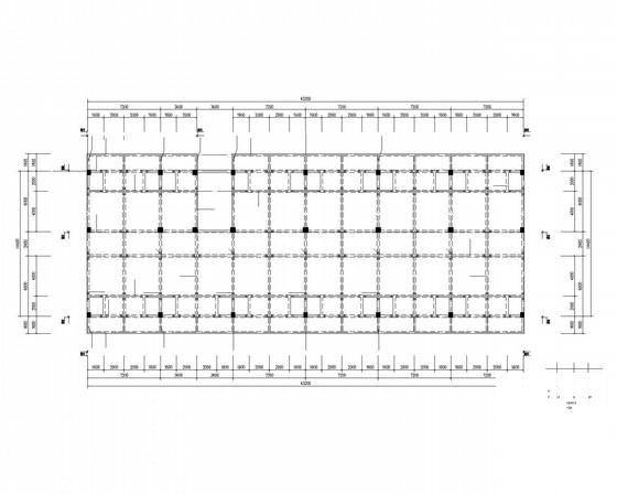 独立基础框架结构厂区宿舍楼结构设计CAD施工图纸 - 3