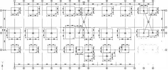 3层框架结构宾馆结构设计CAD施工图纸(平面布置图) - 3