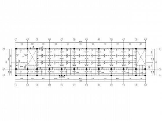 5层独立基础框架教学楼结构CAD施工图纸（6度抗震） - 1