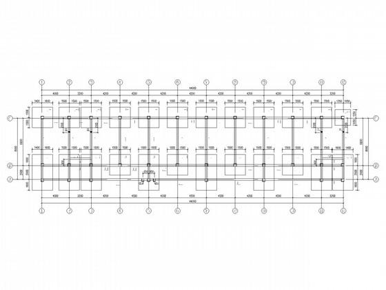 5层独立基础框架教学楼结构CAD施工图纸（6度抗震） - 2