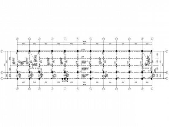 5层独立基础框架教学楼结构CAD施工图纸（6度抗震） - 3