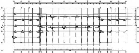 3层框架结构办公楼结构设计CAD施工图纸 - 2