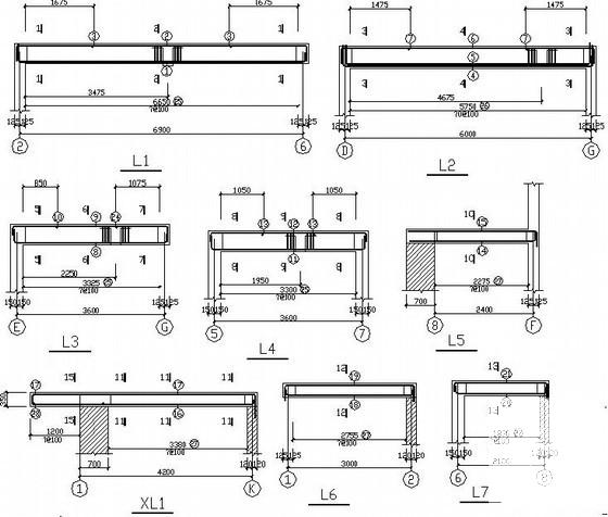 2层砖混别墅建筑结构CAD施工图纸 - 4